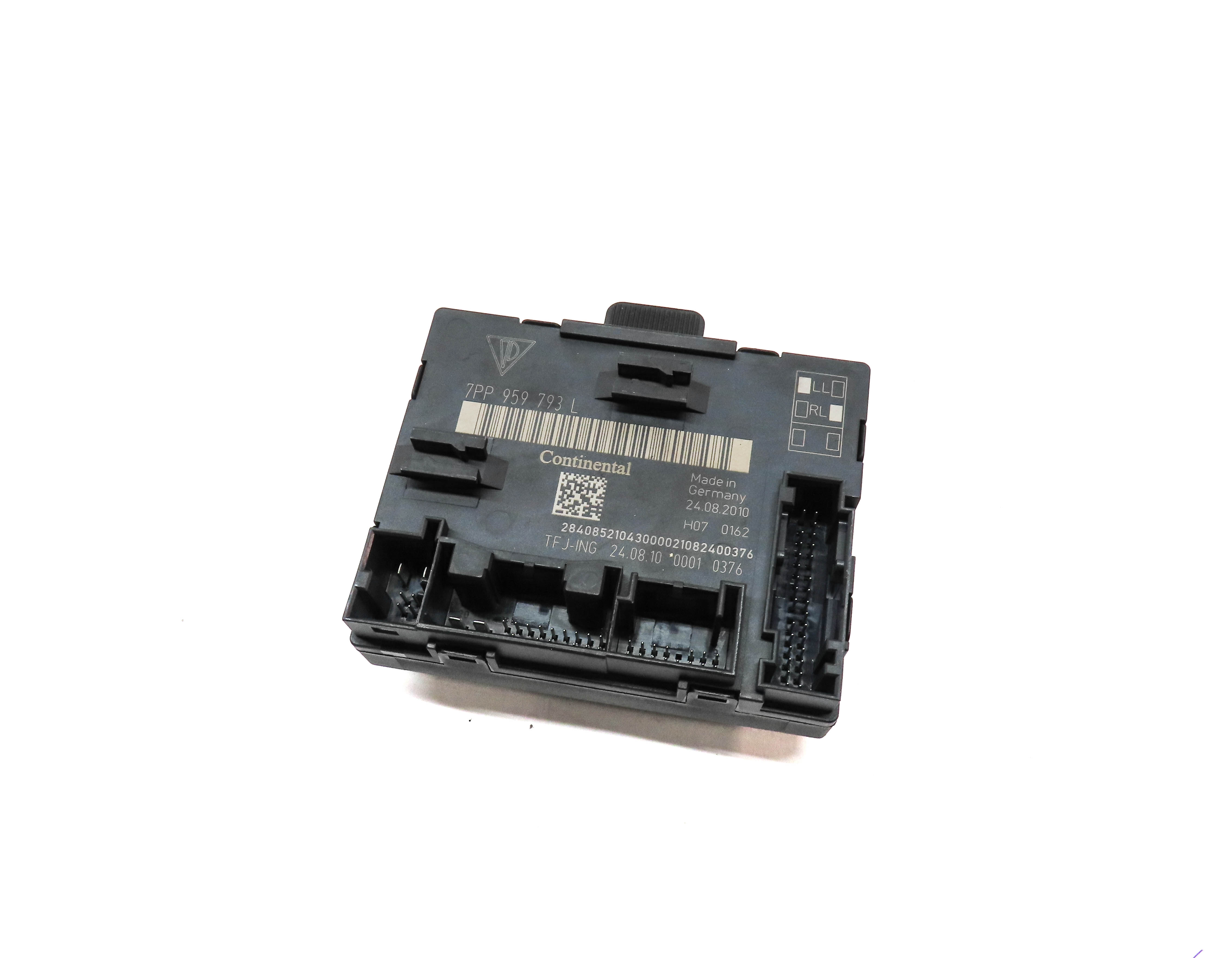 2011 PORSCHE CAYENNE HYBRID (958) FRONT LEFT DRIVER DOOR CONTROL MODULE — exact item pictured